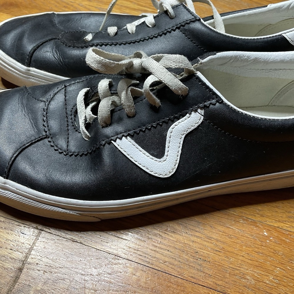 Vans Sport 73 LX Men's Size 11.5 Black Unisex Leather Shoes Sneakers
